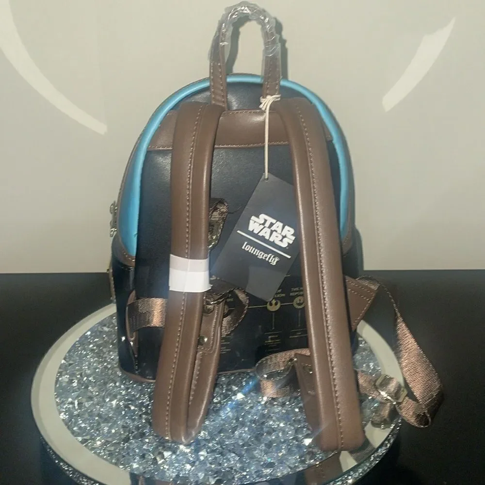 New Disney loungefly Star Wars high republic comic cover mini book bag backpack